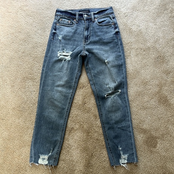 Aeropostale Stretch Mom Jean Size 000 - Picture 1 of 8